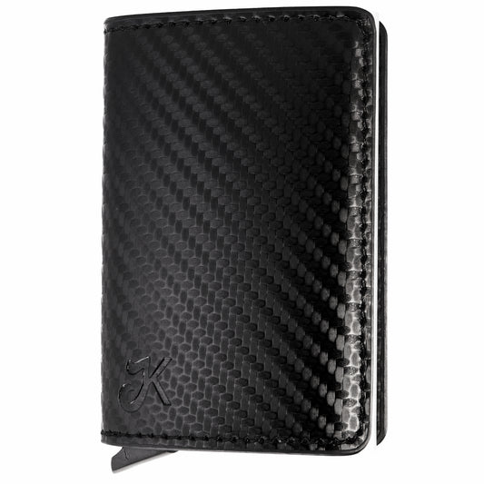 JK Slim Wallet Karbon Schwarz